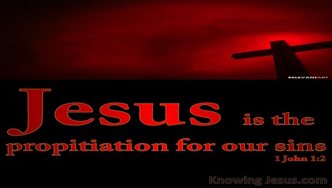 1 John 2:2 Propitiation For Our Sins (red)